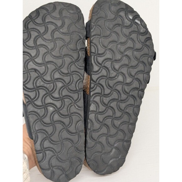Birkenstock Franca Sandals black Leather EU 37 US Womens 6 6.5 Straps Comfort - Picture 8 of 8
